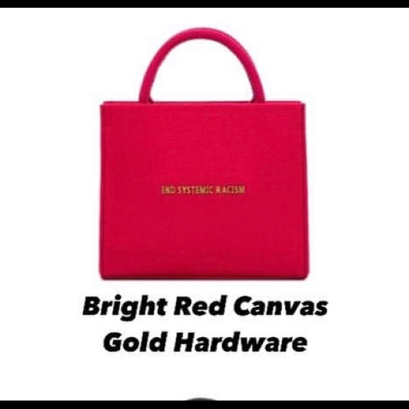 Bright red canvas w/ Gold Hardware by Brandon BW - Picture 4 of 4
